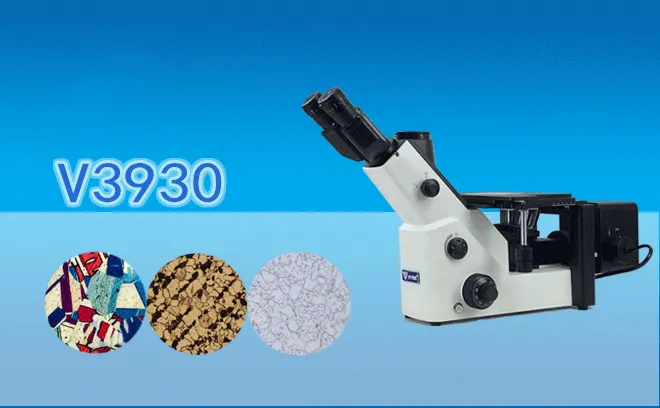 Trinocular Inverted Metallurgical Microscope V3930